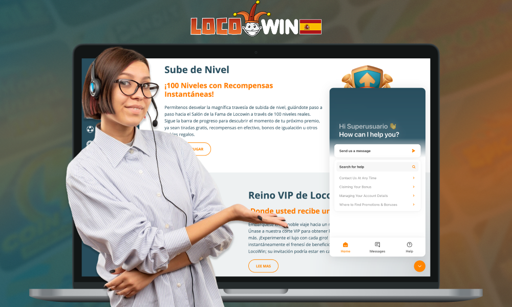 La atención al cliente de Locowin Casino España se proporciona a través de varios canales de comunicación, el más popular de los cuales es la sala de chat en línea